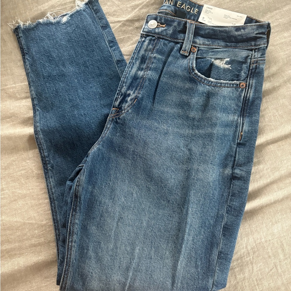 American Eagle Outfitters High Rise Blue Jeans